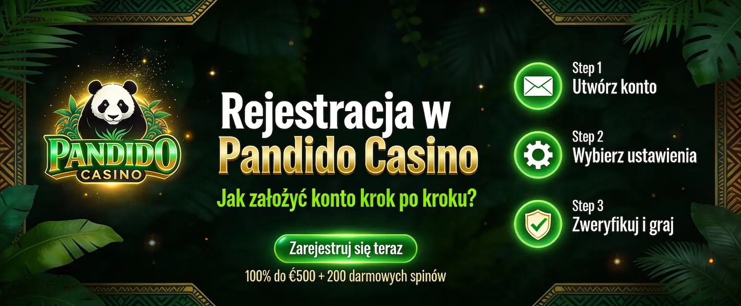 Rejestracja w Pandido Casino krok po kroku – przewodnik zakładania konta dla graczy z Polski.